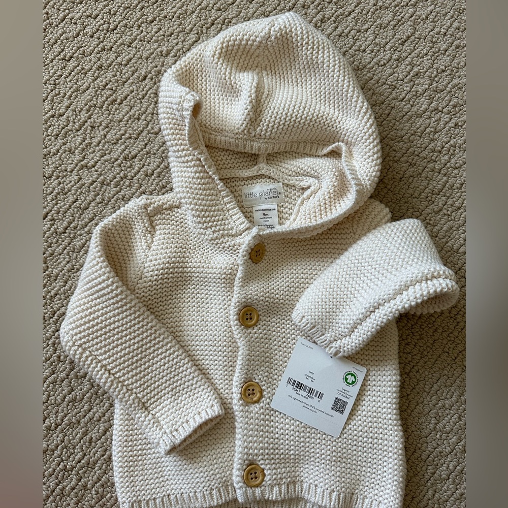 Carters button up knit sweater